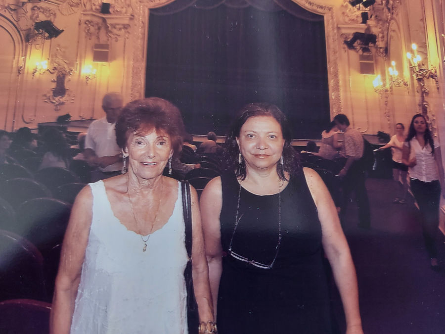 foto claudia e mae