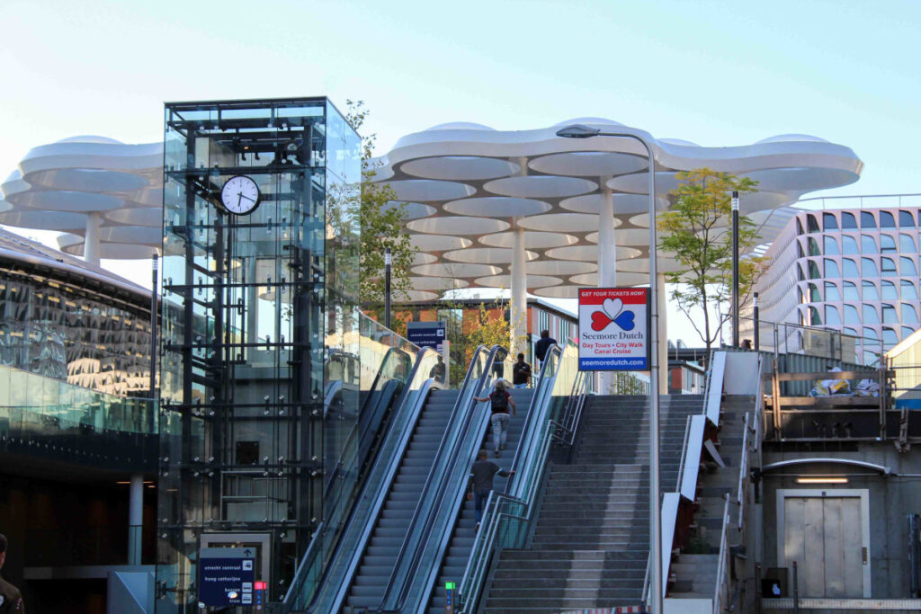 foto da area externa estação utrecht